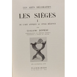 Les arts decoratifs - les sieges - tomes 1 et 2 - de l'art antique...