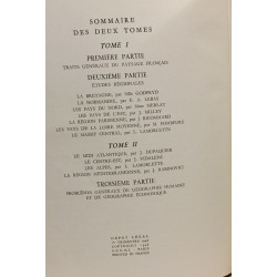 La France géographie en deux volumes