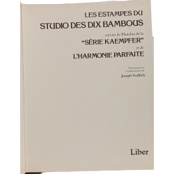 Les estampes du studio des dix bambous suivies de planches de la...