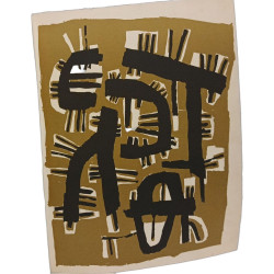 Lithographie de Raoul Ubac - collection correspondances n°4 -...