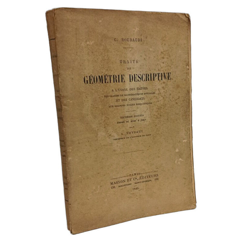 Traité de géométrie descriptive - 7e éd