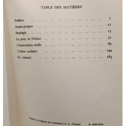Parents et maîtres face à l'échec scolaire