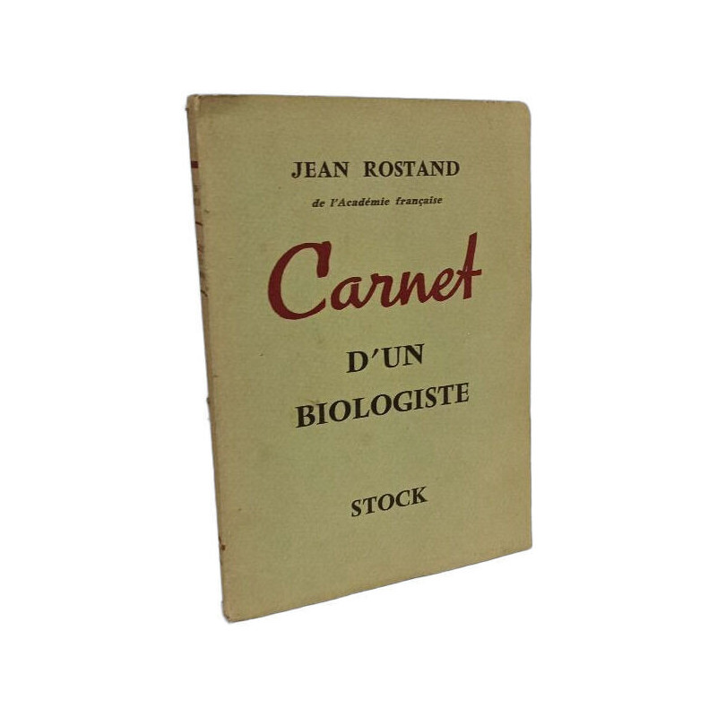Carnet d'un biologiste
