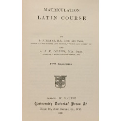 Matriculation Latin Course
