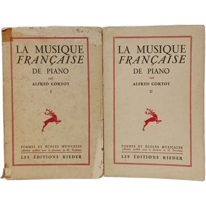 La musique française de piano Tome 1 + Tome 2