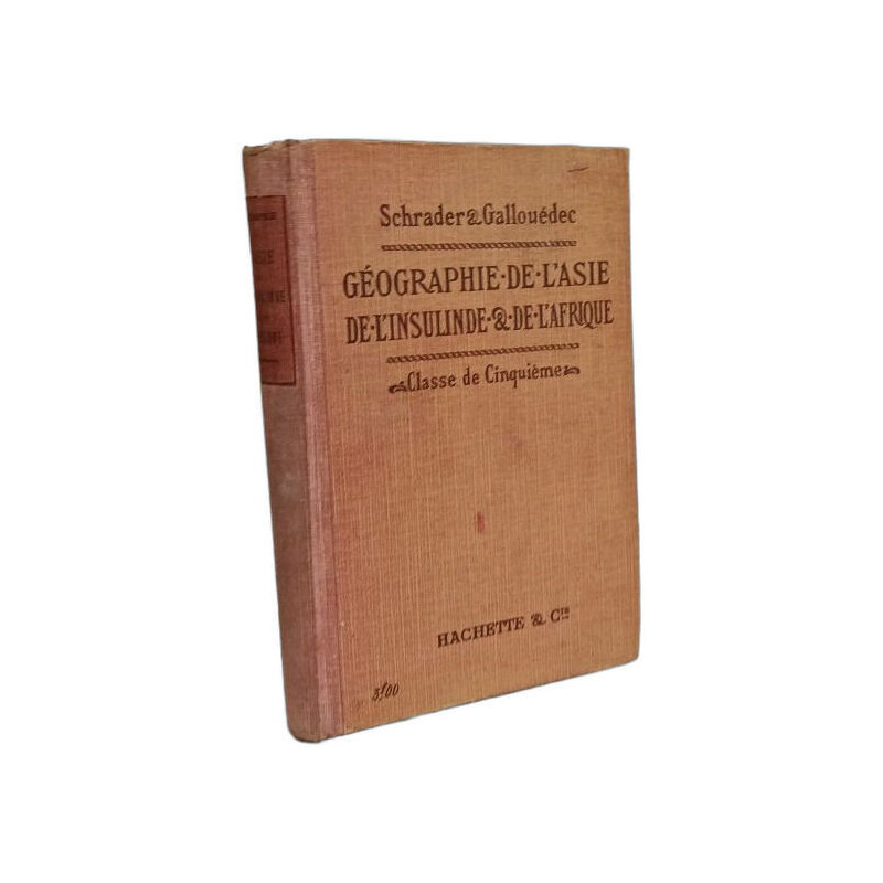 Asie et Insulinde Afrique - classe de cinquième (division A et B)