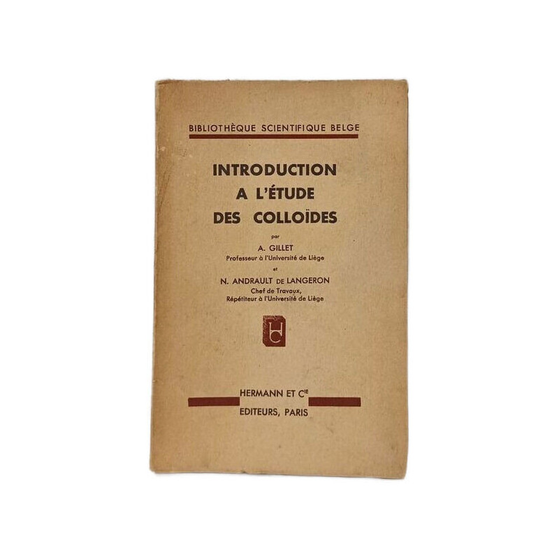Introduction à l'étude des colloïdes