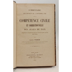 Traité théorique et pratique des justices de paix (matières...