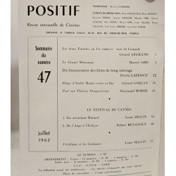 Positif - revue de cinéma - Cinéma français II - Cannes 62 /...