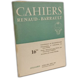 Cahiers Renaud-Barrault 16 bis: connaissance de Shakespeare