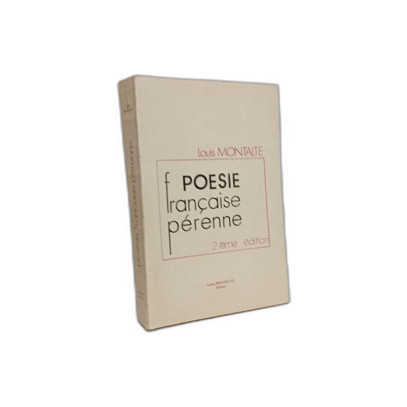 Poésie française pérenne - 2e éd