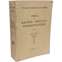 Précis de matière médicale homoeopathique
