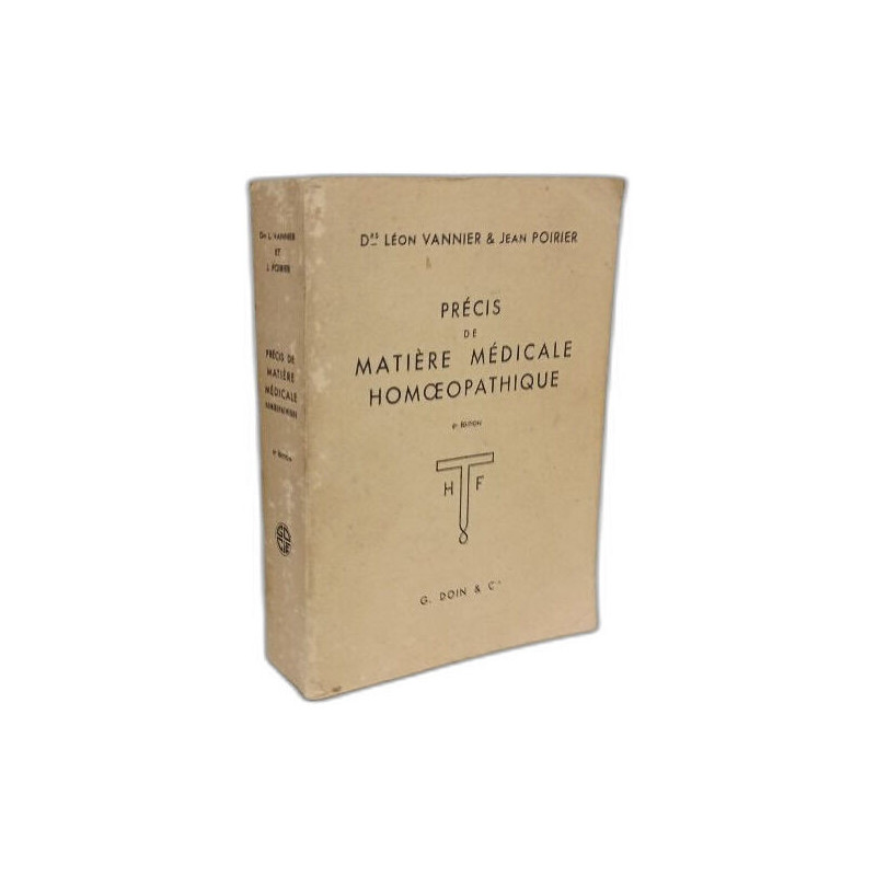 Précis de matière médicale homoeopathique