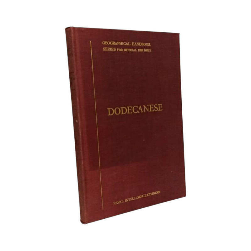 Dodecanese - 2nd edition 1943 --- B.R. 500 geographical handbook...