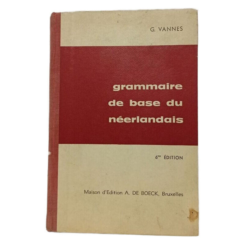 grammaire de base du neerlandais
