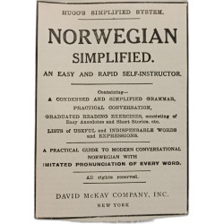 Hugo's Norwegian Simplified. An Easy and Rapid Self-Instructor