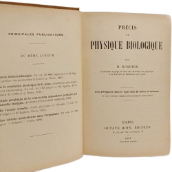 Précis de Physique Biologique