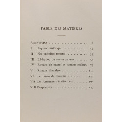 Le roman canadien-français - Étude historique et critique