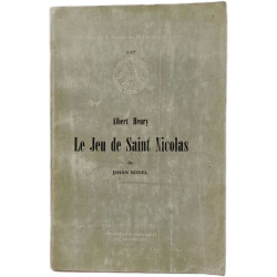 Le jeu de Saint Nicolas de Jehan Bodel