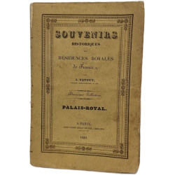 Souvenirs historiques des résidences royales de France