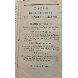 Histoire du roi Henri Le Grand