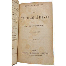 La France Juive - TOME PREMIER (livres 1 à 3)