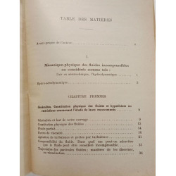 Leçons de mécanique-physique des fluides