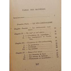 Néo-Libéralisme Néo-Corporatisme Néo-Socialisme