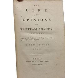 The Life and Opinions of Tristram Shandy Gentleman - A new edition...
