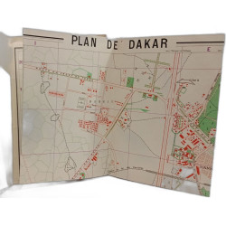 Plan de Dakar au 7.500e Feuille Nord