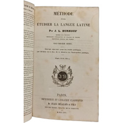 Méthode pour étudier la langue latine