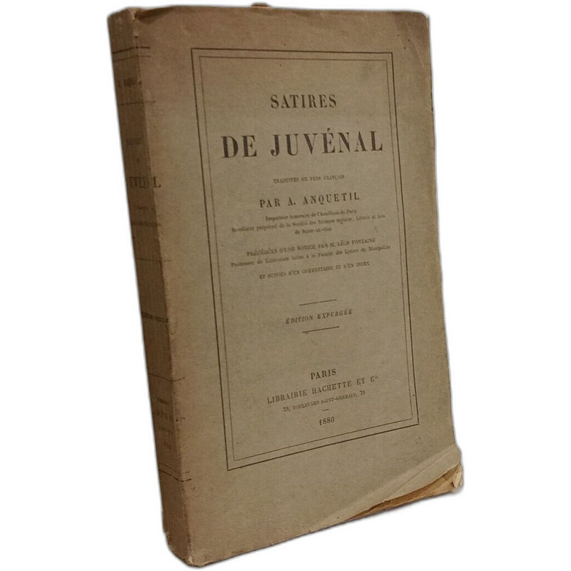 Satires de Juvénal - édition expurgée