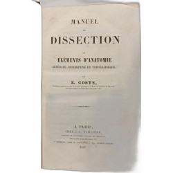 Manuel de dissection ou Éléments d'anatomie générale descriptive...