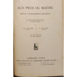 Aux pieds du maître - manuel d'enseignement religieux