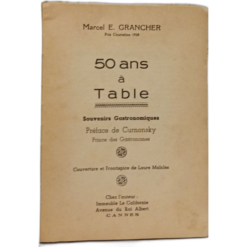 50 ans à Table