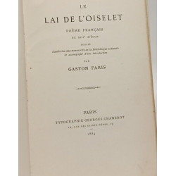 Le Lai de l'Oiselet