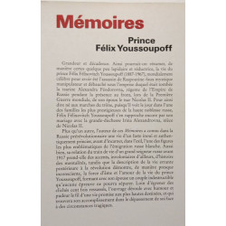 Mémoires: L'homme qui tua Raspoutine