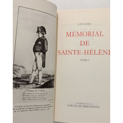 Mémorial de Sainte-Hélène - VOLUMES I II III et IV