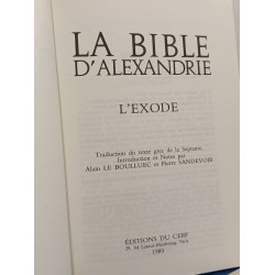 La Bible d'Alexandrie - TOMES 1 à 5: La Genèse, L'exode, Le...