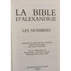 La Bible d'Alexandrie - TOMES 1 à 5: La Genèse, L'exode, Le...