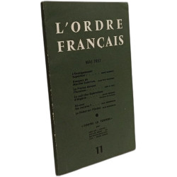 L'Ordre Français - MAI 1957 - N°11 - revue mensuelle
