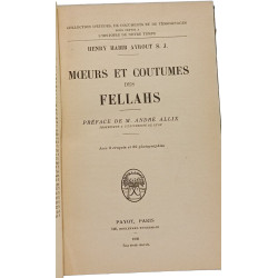 Mœurs et coutumes des Fellahs