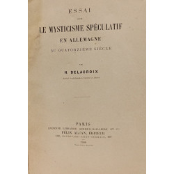 Essai sur le mysticisme spéculatif en Allemagne au quatorzième siècle