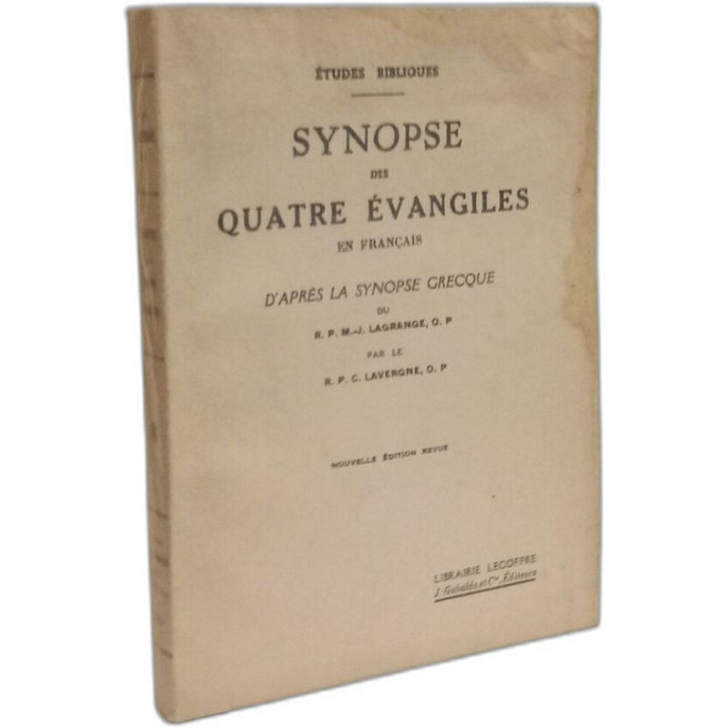 Synopse des quatre évangiles