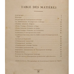 L'enseignement professionnel et technique en Algérie