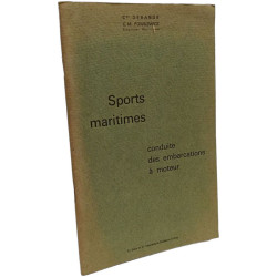 Sports maritimes : conduite des embarcations à moteur
