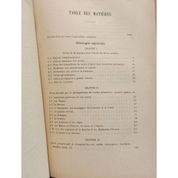 Géologie agricole - Première partie du cours d'agriculture...