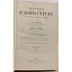 Dictionnaire d'agriculture. Encyclopédie agricole complète - TOME...
