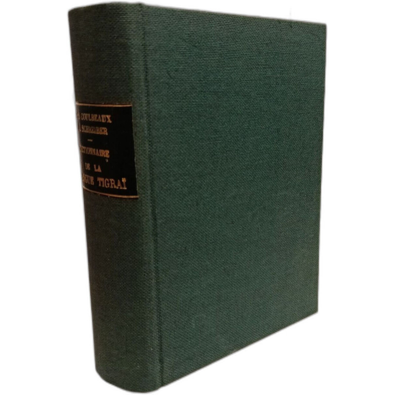 Dictionnaire de la langue tigraï