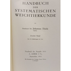 Handbuch der systematischen Weichtierkunde - BAND I et II